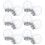 24pcs 150ml plastic snow globes with screw cap for diy christmas use 1