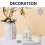 24pcs 150ml plastic snow globes with screw cap for diy christmas use 7