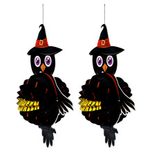 2Stk Halloween Laterne Papier Deko