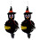 2Stk Halloween Laterne Papier Deko 1