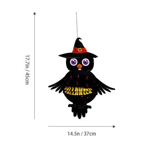 2Stk Halloween Laterne Papier Deko 1