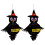 2Stk Halloween Laterne Papier Deko 5
