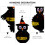 2Stk Halloween Laterne Papier Deko 3