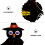 2Stk Halloween Laterne Papier Deko 11