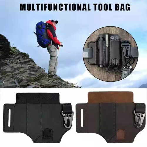 Tool Bag Case for Hammer Carpentry Multiple Pocket Tool-Black 1