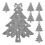 32 Unidades Fundas Para Cubiertos Árbol Plata 3