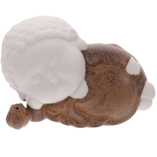 Keramik Buddha Räucherstäbchenhalter Dekoratives Tischaccessoire 1