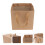 10 Papiertasche Kraftpapier Geschenkbeutel Hellbraun 4