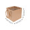 10 Papiertasche Kraftpapier Geschenkbeutel Hellbraun 7