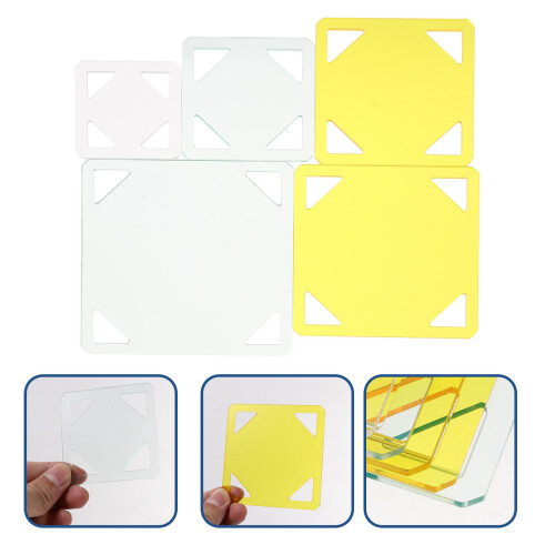 5Pcs Patchwork Quilting Embroidery Acrylic Template Frame for Sewing 1