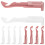 10Pcs Assorted Color Plastic Knitting Accessories Needles for Weaving 9