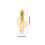 10Pcs Music Note Clips ABS Plastic Assorted Color for Music Book Pages 8