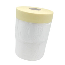 1Pc Durable White Car Spray Masking Film Protective Tape Waterproof