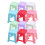 12Pcs Assorted Color Plastic Mini Canvas Stands for Painting and Craft 10