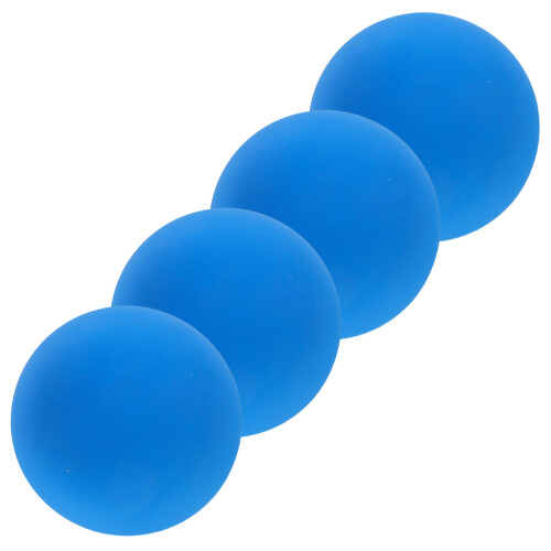 4Pcs Blue Rubber Squash Training Balls High Elasticity Bounce for Kids