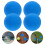 4Pcs Blue Rubber Squash Training Balls High Elasticity Bounce for Kids 10
