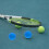 4Pcs Blue Rubber Squash Training Balls High Elasticity Bounce for Kids 5