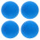 4Pcs Blue Rubber Squash Training Balls High Elasticity Bounce for Kids 9