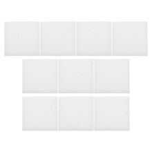 10Pcs Transparent Display Boxes Plastic Square Cube Storage Organizer