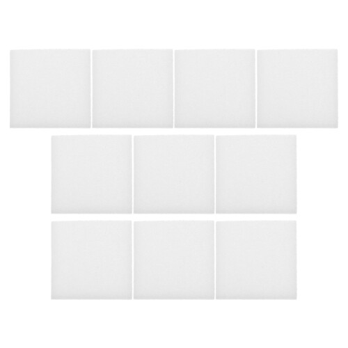 10Pcs Transparent Display Boxes Plastic Square Cube Storage Organizer