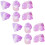 1Pack Amethyst Crystal Chips Bulk Purple Decorative Stones for Home 8