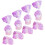 1Pack Amethyst Crystal Chips Bulk Purple Decorative Stones for Home 10