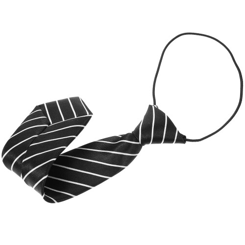 Children's Necktie Soft Polyester Adjustable Boys Striped Tie