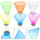 12Pcs Colorful Plastic Badminton Shuttlecocks for Party & Training Use 5