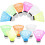 12Pcs Colorful Plastic Badminton Shuttlecocks for Party & Training Use 9