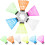 12Pcs Colorful Plastic Badminton Shuttlecocks for Party & Training Use 8