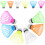 12Pcs Colorful Plastic Badminton Shuttlecocks for Party & Training Use 7