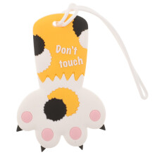 Soft Silicone Cat Paw Luggage Tag Multicolor Travel Id Label