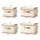 Extra Capacity Oxford Fabric Organiser Storage Box With-ll 4