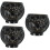 3Pcs Metal Candle Holders Hollowed Tea Light Holder for Table Decor 9