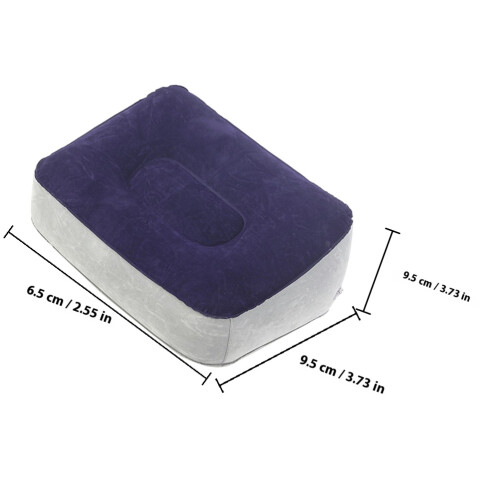 Inflatable Foot Rest Pillow PVC Multi Color Soft Home Office Use 1
