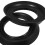 2Pcs Sturdy Rubber Urinal Drain Flange Leakproof Sealing Gasket Black 8