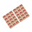 50Pcs Delicate Bowknot Kraft Paper Envelopes Light Brown for Decor 2