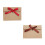 50Pcs Delicate Bowknot Kraft Paper Envelopes Light Brown for Decor 7