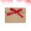 50Pcs Delicate Bowknot Kraft Paper Envelopes Light Brown for Decor 5