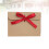 50Pcs Delicate Bowknot Kraft Paper Envelopes Light Brown for Decor 10