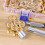 100Set Eyelet Button Set Golden Grommets Kit with 3 Tools for Clothing 9