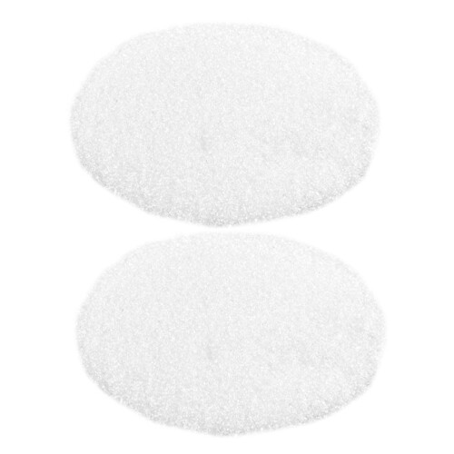 2Pack White Plastic Fake Sugar Decor for DIY Cakes and Dessert Models