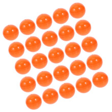 25Pcs Hollow Orange PVC Raffle Balls Party Game Supplies
