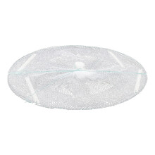 White Nylon Shrimp Trap Durable Stainless Steel Fishing Net