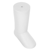 Lightweight White Plastic Toddler Foot Mannequin for Display