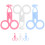 6Pcs Plastic Contacts Lens Tweezers Assorted Colors Tool 2