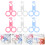 6Pcs Plastic Contacts Lens Tweezers Assorted Colors Tool 3