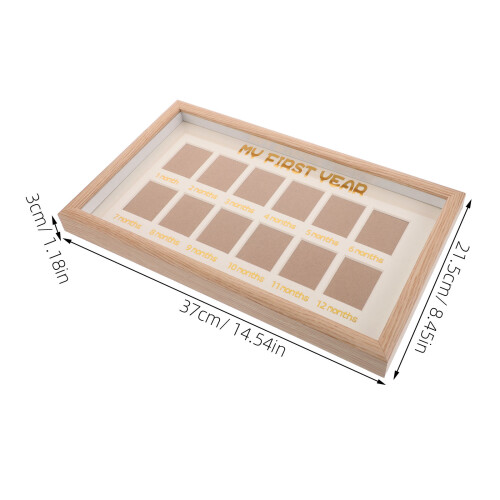 Baby First Year Photo Frame Con 12 Slot In Per 2