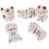 5Pcs Ceramic Cat Chopsticks Holder Set with Assorted Colors 2