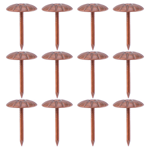 500Pcs Brown Iron Sofa Nails Antique Round Thumb Tack Decorative Studs